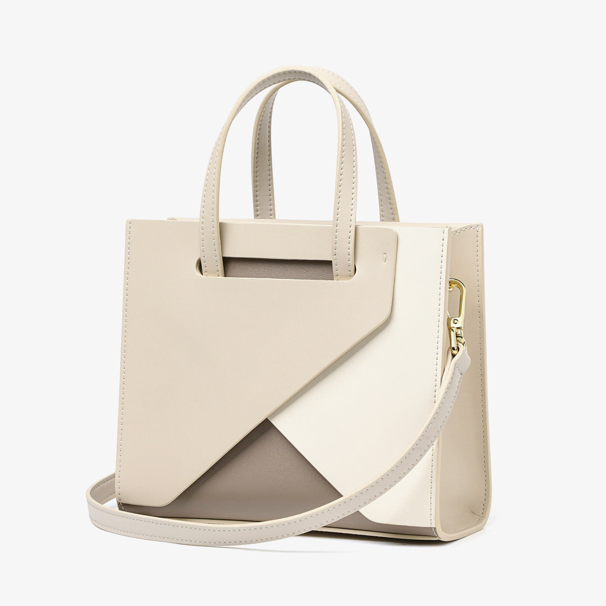 Geunine Leather Large Capacity Simple Handbag