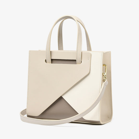 Geunine Leather Large Capacity Simple Handbag