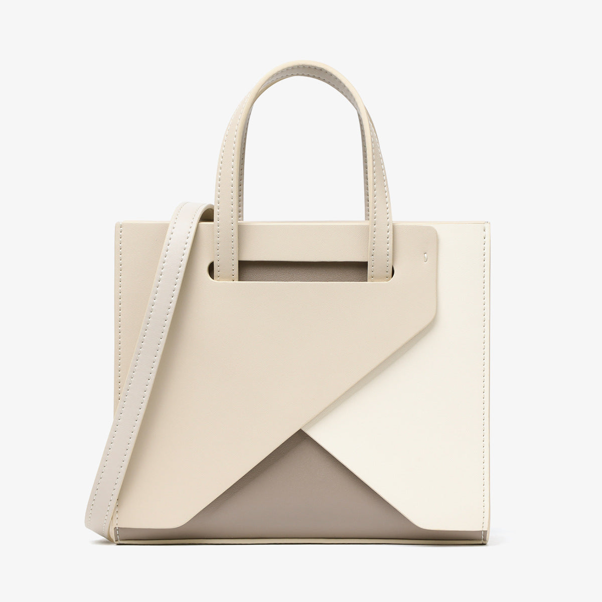 Geunine Leather Large Capacity Simple Handbag