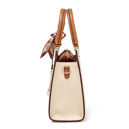 Spring Elegant Graceful Mother Chinese Embroidery Large Capacity Office Handbag