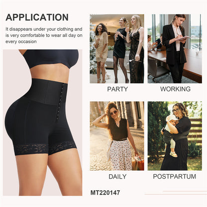 European and American plus high waisted shapewear pants