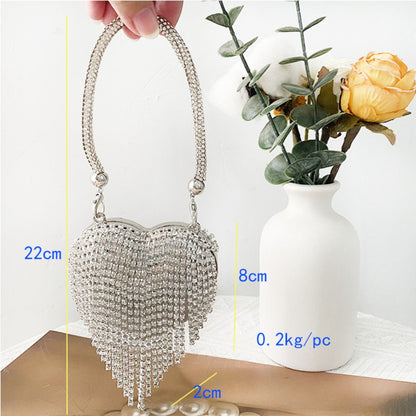 Fringed Rhinestone Handbag
