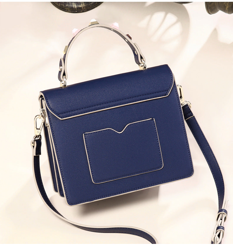 Genuine Leather Handbags Portable Fashion Simple Trendy All-match Handbag