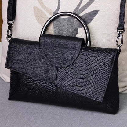 Evening Clutch Large Capacity Banquet Crocodile Pattern 's Fashion Temperament