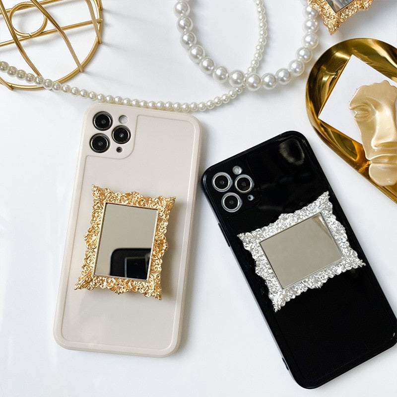 Pattern Mirror Grip - Mobile Phone Holder Extension