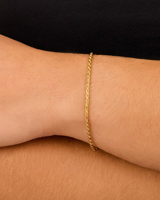 Belen Dainty Rope Chain Bracelet