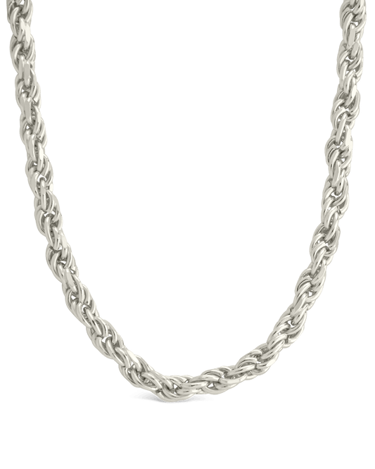 Sterling Silver Belen Dainty Rope Chain Necklace