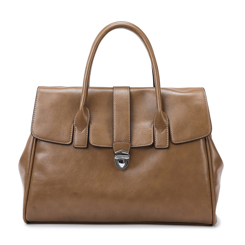 Autumn Winter Skeleton Skin High Sense Large Capacity Office Stylish Handbag