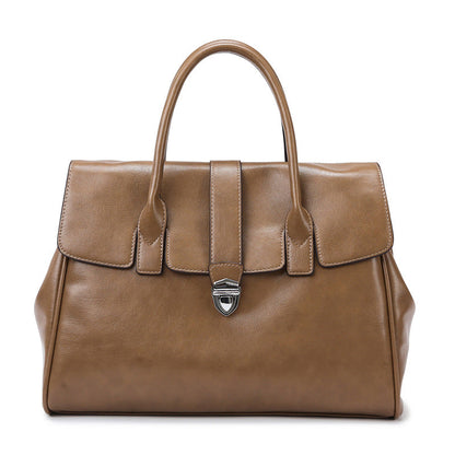 Autumn Winter Skeleton Skin High Sense Large Capacity Office Stylish Handbag