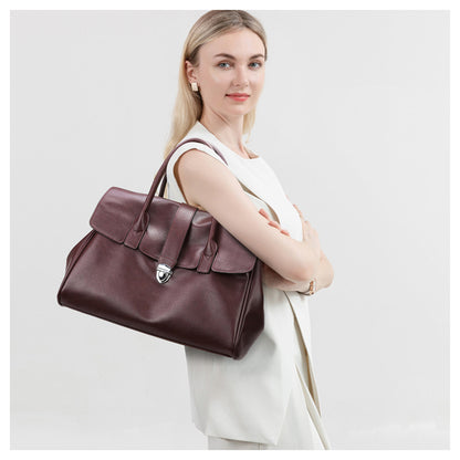 Autumn Winter Skeleton Skin High Sense Large Capacity Office Stylish Handbag