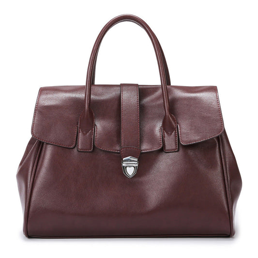 Autumn Winter Skeleton Skin High Sense Large Capacity Office Stylish Handbag