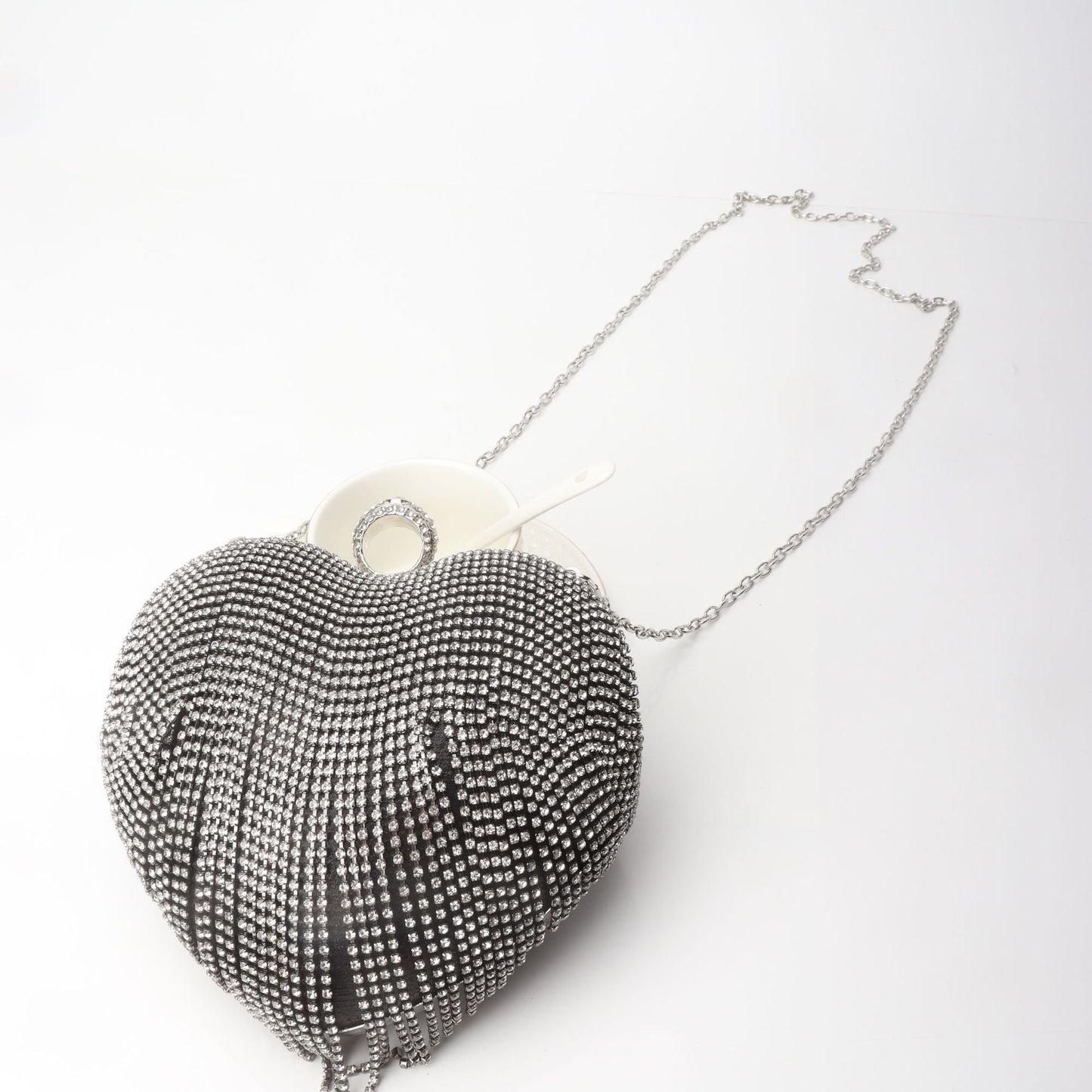Fringed Rhinestone Handbag