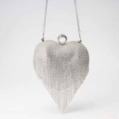 Fringed Rhinestone Handbag
