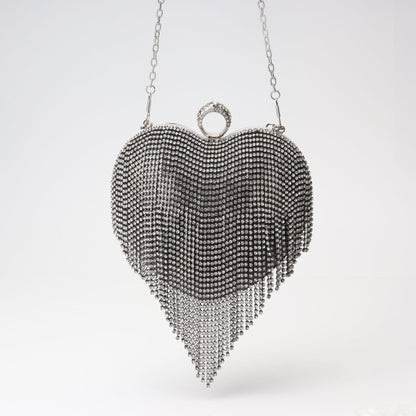 Fringed Rhinestone Handbag