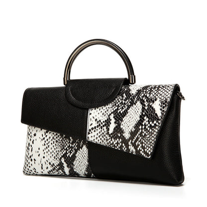 Evening Clutch Large Capacity Banquet Crocodile Pattern 's Fashion Temperament