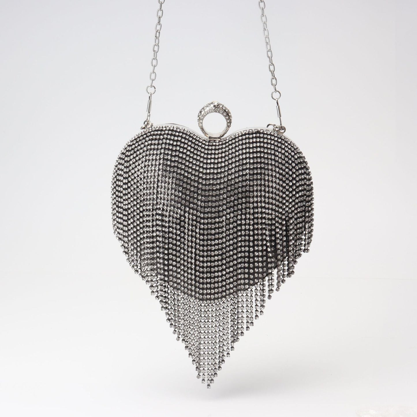 Fringed Rhinestone Handbag