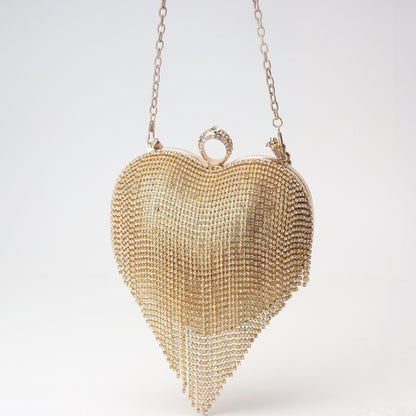 Fringed Rhinestone Handbag