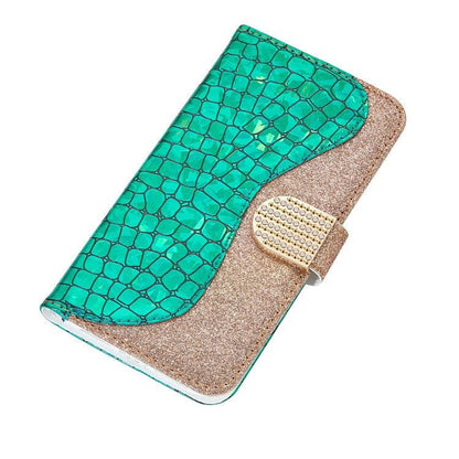 Glitter Leather Case Cover For iPhone