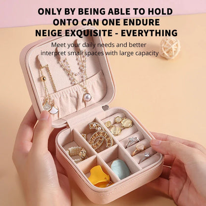 Mini Jewelry Storage Box - Portable Travel Storage Case