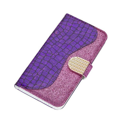 Glitter Leather Case Cover For iPhone