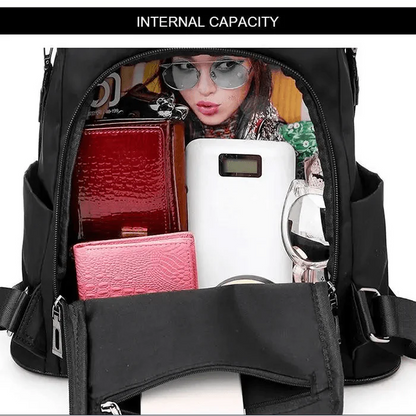 Amaznig Anti-theft Backpack In Waterproof Fabric