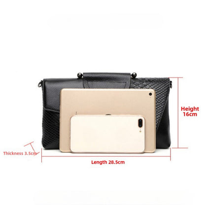Evening Clutch Large Capacity Banquet Crocodile Pattern 's Fashion Temperament