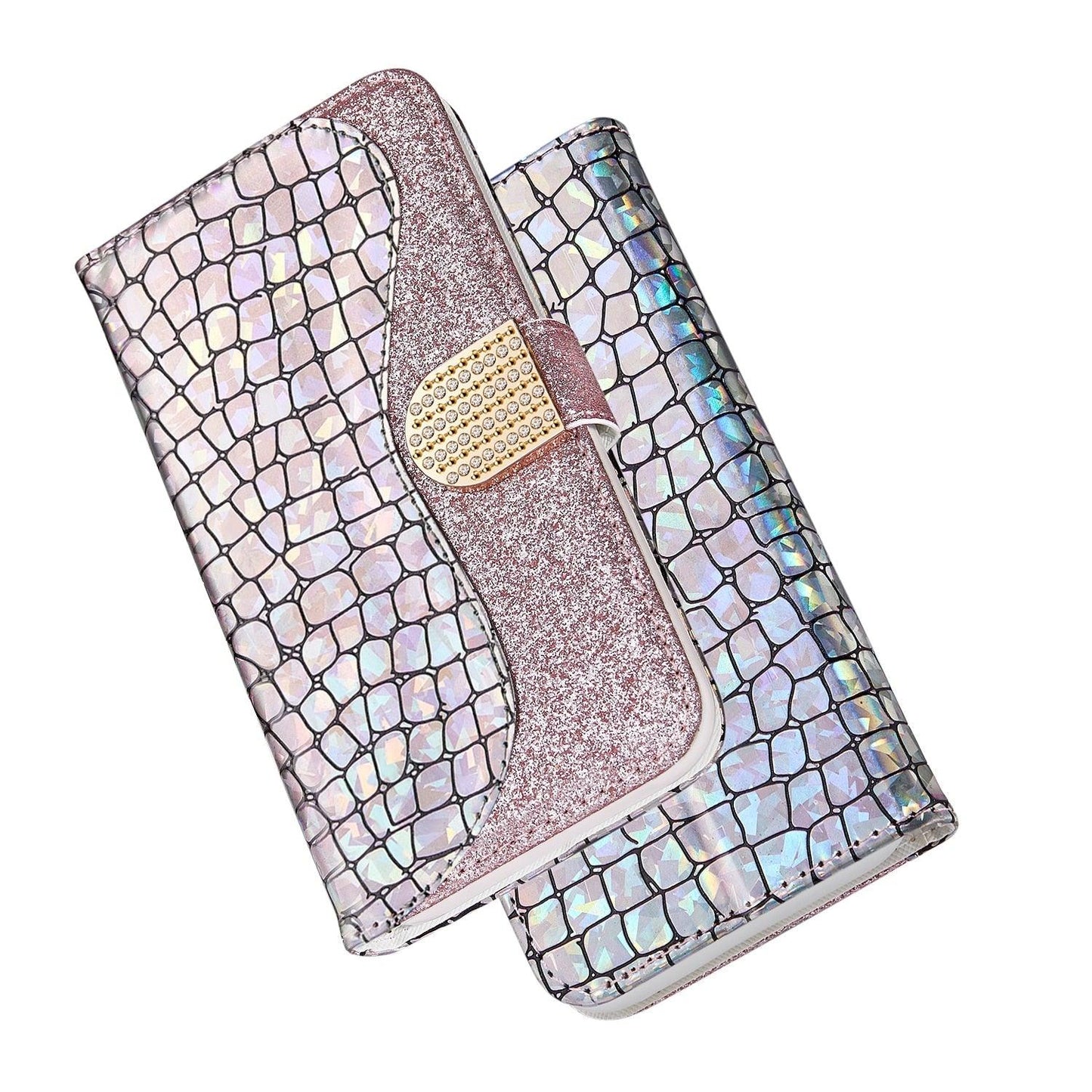 Glitter Leather Case Cover For iPhone