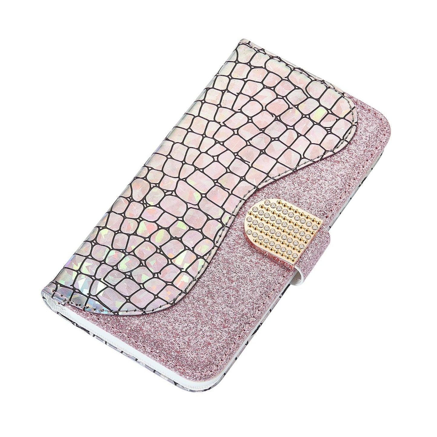 Glitter Leather Case Cover For iPhone