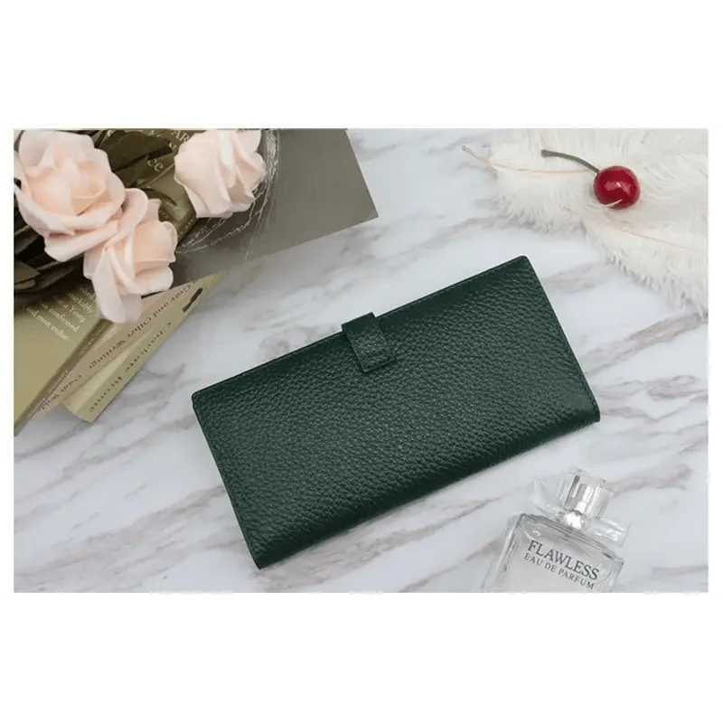 Genuine Leather Clutch Phone Bag Wallet