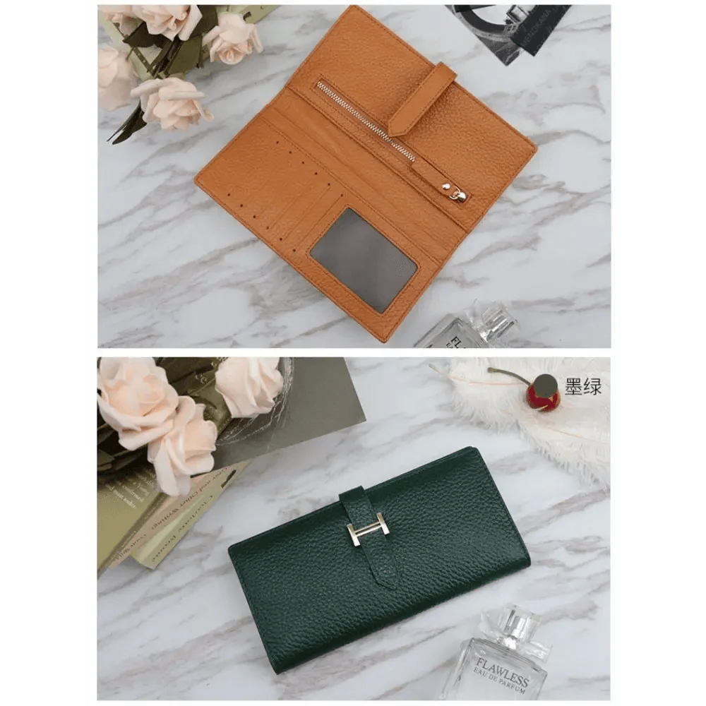 Genuine Leather Clutch Phone Bag Wallet