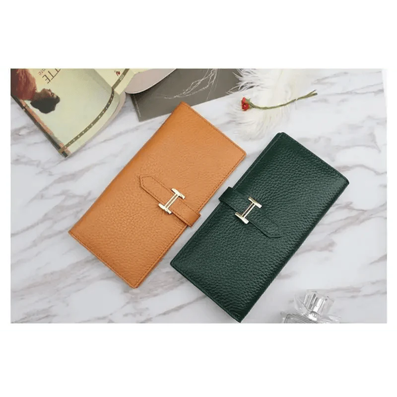Genuine Leather Clutch Phone Bag Wallet