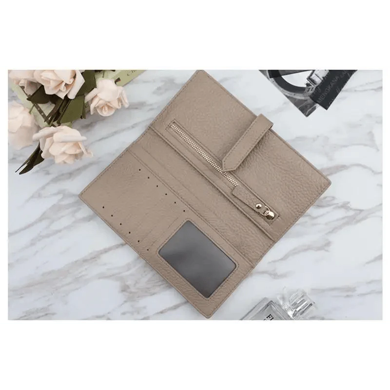 Genuine Leather Clutch Phone Bag Wallet