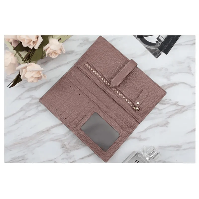Genuine Leather Clutch Phone Bag Wallet